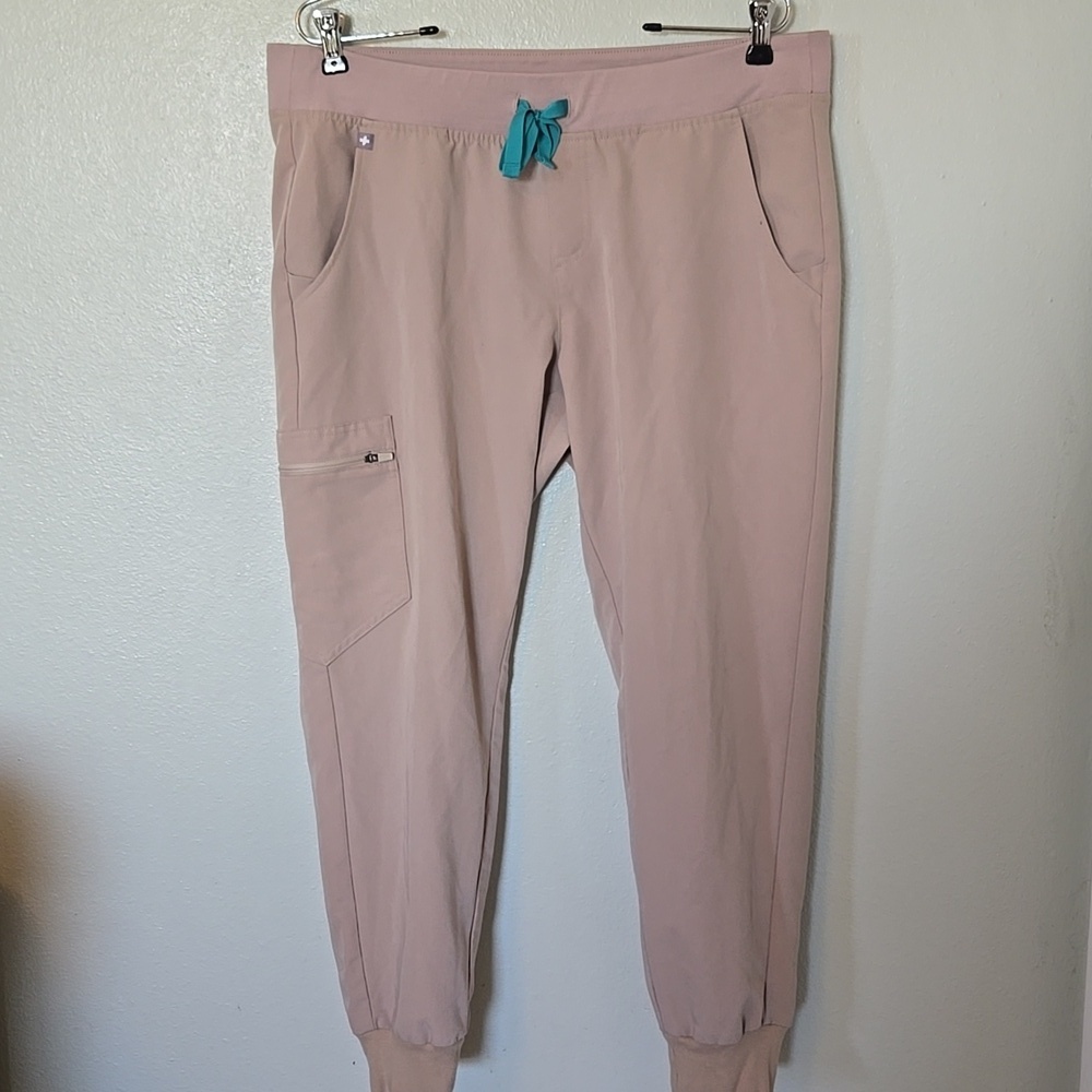 Figs | Zamora Khaki Jogger Style Scrub Pants Size Large